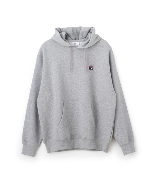 FILA（フィラ）の「ESSENTIAL HOODIE / エッセンンシャル　スウェットフーディ（パーカー・レディース・ブラック/グレー/ネイビー・L/XL/M/S）」の2枚目の写真