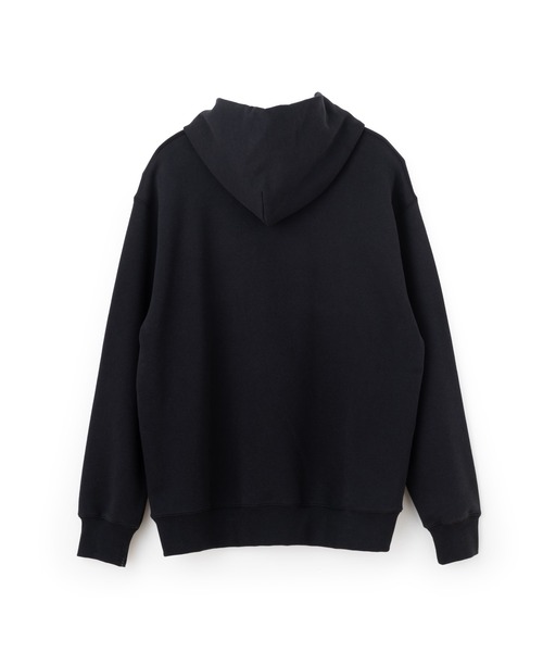 FILA（フィラ）の「ESSENTIAL HOODIE / エッセンンシャル　スウェットフーディ（パーカー・レディース・ブラック/グレー/ネイビー・L/XL/M/S）」の4枚目の写真