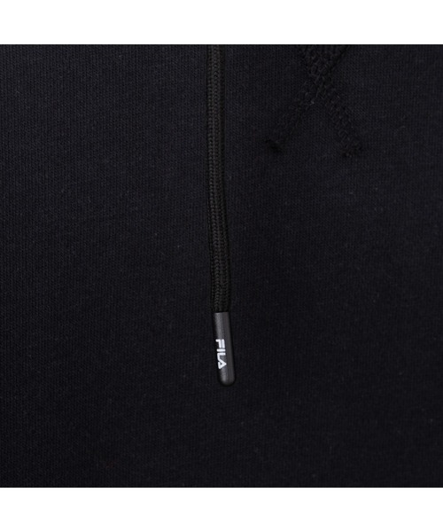 FILA（フィラ）の「ESSENTIAL HOODIE / エッセンンシャル　スウェットフーディ（パーカー・レディース・ブラック/グレー/ネイビー・L/XL/M/S）」の6枚目の写真