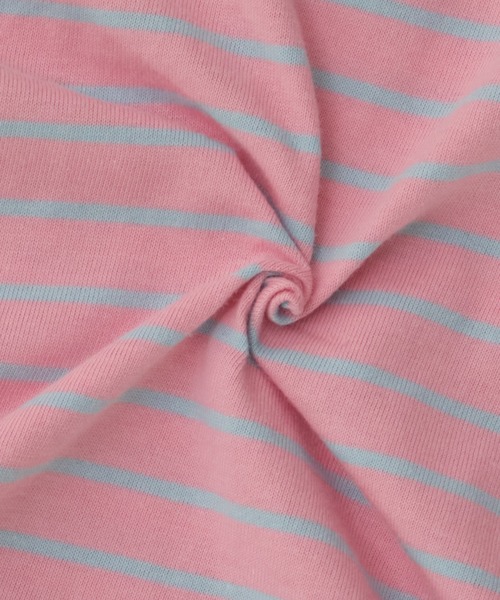 pairmanon（ペアマノン）の「【綿100%】ユニセックス タグ付き ボーダーアソートロンT（Tシャツ/カットソー・キッズ・ピンク系その他/ピンク/ホワイト系その他/ライトブルー/グリーン系その他・150/100/120/90/130/140/110）」の19枚目の写真