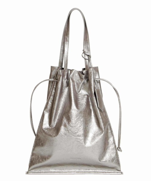 CONVERSE TOKYO(コンバーストウキョウ)の「METALLIC GATHERED TOTE BAG(トートバッグ・レディース・シルバー/ゴールド×ブラウン/シルバー×ブラック・FREE)」の3枚目の写真