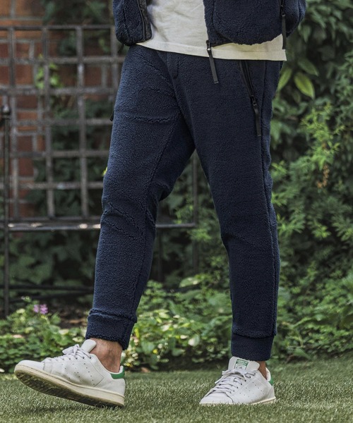 wjk reluxe(ダブルジェーケーリラックス)の「mp15276- Solid Boa Pants ボアパンツ(WR26W-08)(その他パンツ・メンズ・グレー/ブラック/ネイビー・L/M/S)」の3枚目の写真