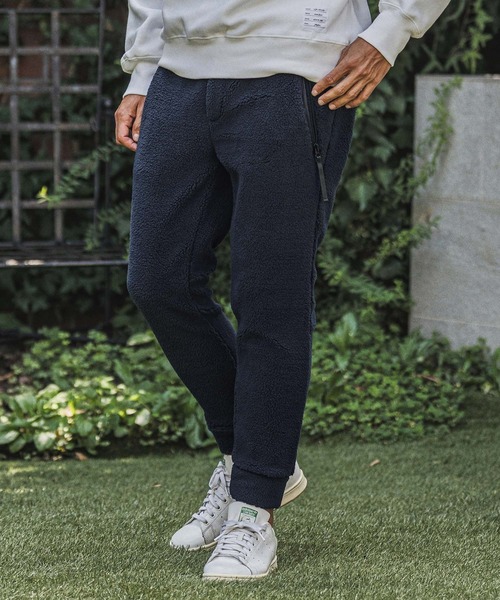 wjk reluxe(ダブルジェーケーリラックス)の「mp15276- Solid Boa Pants ボアパンツ(WR26W-08)(その他パンツ・メンズ・グレー/ブラック/ネイビー・L/M/S)」の4枚目の写真