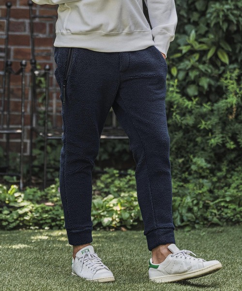 wjk reluxe(ダブルジェーケーリラックス)の「mp15276- Solid Boa Pants ボアパンツ(WR26W-08)(その他パンツ・メンズ・グレー/ブラック/ネイビー・L/M/S)」の5枚目の写真