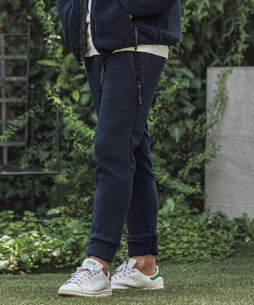 wjk reluxe(ダブルジェーケーリラックス)の「mp15276- Solid Boa Pants ボアパンツ(WR26W-08)(その他パンツ・メンズ・グレー/ブラック/ネイビー・L/M/S)」の6枚目の写真
