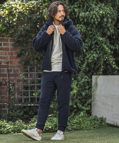 wjk reluxe(ダブルジェーケーリラックス)の「mp15276- Solid Boa Pants ボアパンツ(WR26W-08)(その他パンツ・メンズ・グレー/ブラック/ネイビー・L/M/S)」の7枚目の写真