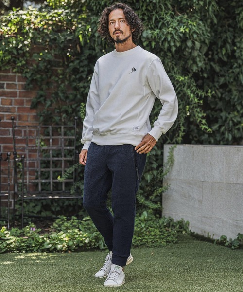 wjk reluxe(ダブルジェーケーリラックス)の「mp15276- Solid Boa Pants ボアパンツ(WR26W-08)(その他パンツ・メンズ・グレー/ブラック/ネイビー・L/M/S)」の10枚目の写真
