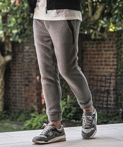 wjk reluxe(ダブルジェーケーリラックス)の「mp15276- Solid Boa Pants ボアパンツ(WR26W-08)(その他パンツ・メンズ・グレー/ブラック/ネイビー・L/M/S)」の11枚目の写真