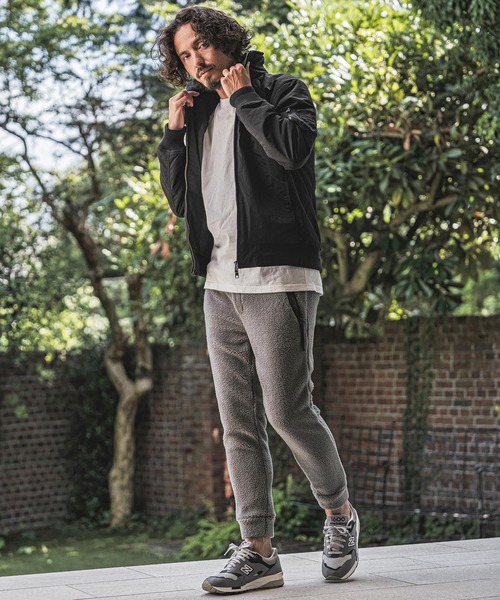 wjk reluxe(ダブルジェーケーリラックス)の「mp15276- Solid Boa Pants ボアパンツ(WR26W-08)(その他パンツ・メンズ・グレー/ブラック/ネイビー・L/M/S)」の17枚目の写真