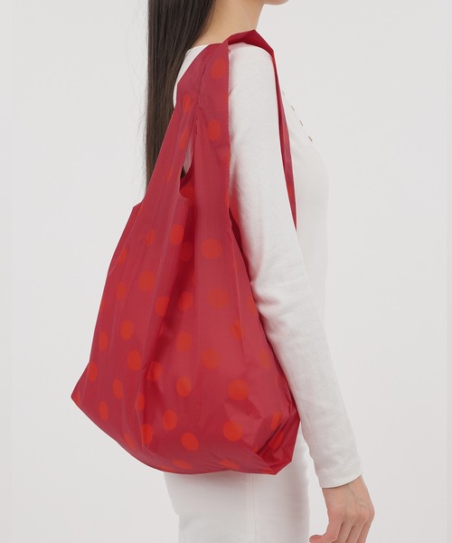 BAGGU(バグー)の「STANDARD BAGGU 650.レッドドット(エコバッグ/サブバッグ・レディース・レッド・FREE)」の1枚目の写真