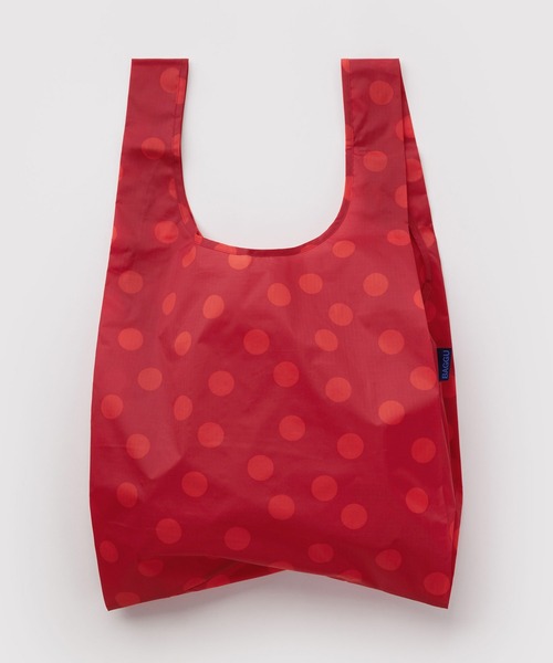 BAGGU(バグー)の「STANDARD BAGGU 650.レッドドット(エコバッグ/サブバッグ・レディース・レッド・FREE)」の2枚目の写真