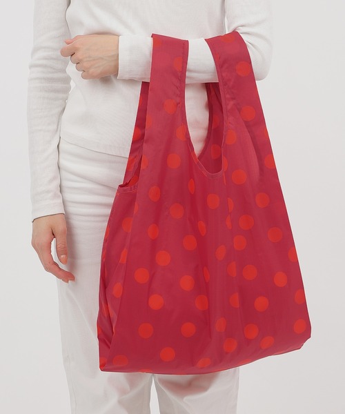 BAGGU(バグー)の「STANDARD BAGGU 650.レッドドット(エコバッグ/サブバッグ・レディース・レッド・FREE)」の3枚目の写真