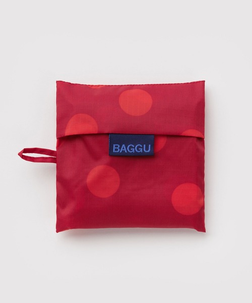 BAGGU(バグー)の「STANDARD BAGGU 650.レッドドット(エコバッグ/サブバッグ・レディース・レッド・FREE)」の4枚目の写真