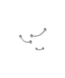 MORPH モルフ バナナバーベル ボディーピアス 16ゲージ 6mm~16mm