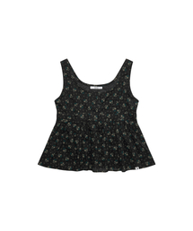 POSY SLEEVELESS BLOUSE [BLACK]
