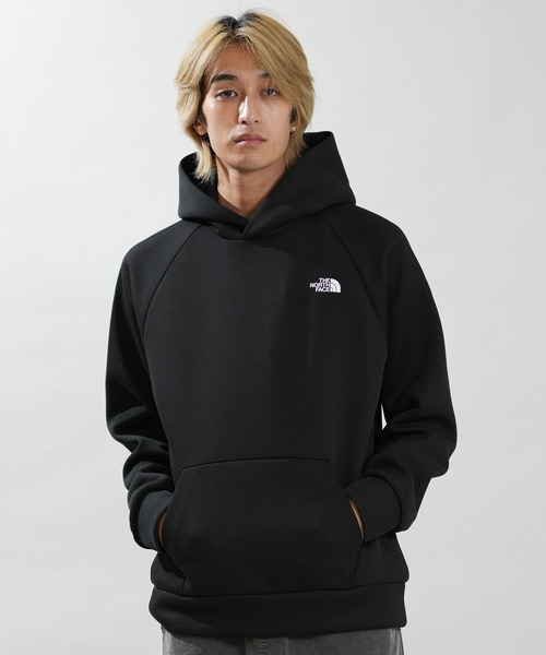THE NORTH FACE(ザノースフェイス)の「THE NORTH FACE/ザ・ノース・フェイス TECH AIR SWEAT HD プルオーバーパーカー NT62583(パーカー・メンズ・ブラック/グレー/ミックスグレー・M/L/XL)」の4枚目の写真