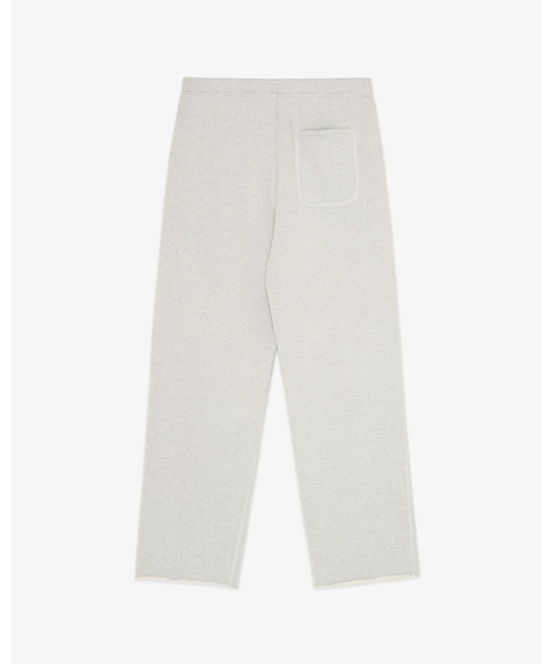 FRONT 11201(フロントワンワントゥーオーワン)の「Organic Yarn Cut Off Pants(スウェットパンツ・メンズ・グレー・XL/L/M/S)」の2枚目の写真
