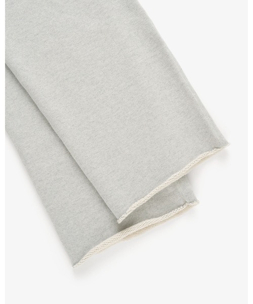 FRONT 11201(フロントワンワントゥーオーワン)の「Organic Yarn Cut Off Pants(スウェットパンツ・メンズ・グレー・XL/L/M/S)」の3枚目の写真
