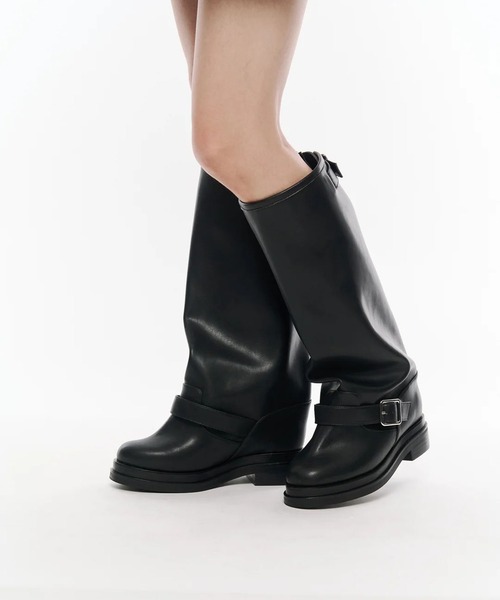 POOLDE(プールデ)の「Elephantine Boots(ブーツ・レディース・ブラック・37/38)」の3枚目の写真