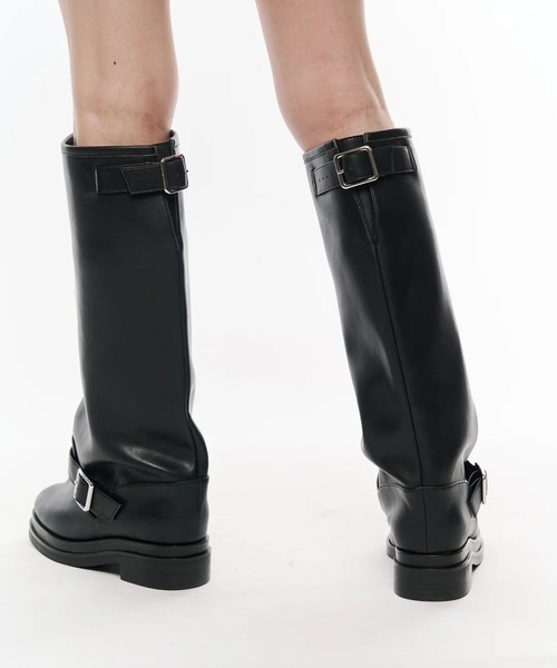 POOLDE(プールデ)の「Elephantine Boots(ブーツ・レディース・ブラック・37/38)」の6枚目の写真
