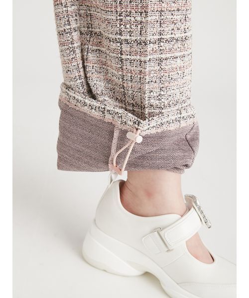 CELFORD(セルフォード)の「【セットアップ対応】トリムデザインカットソーパンツ(その他パンツ・レディース・グレー/ピンク/ブラック・F)」の15枚目の写真