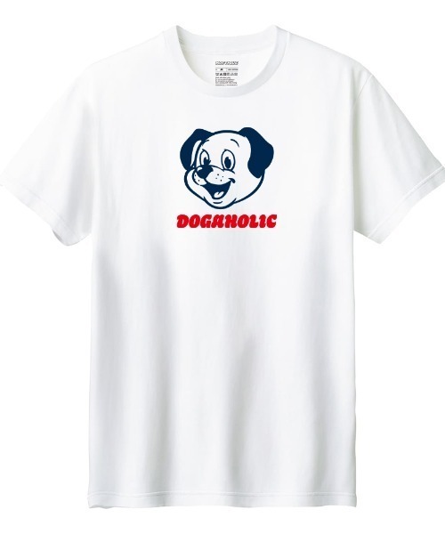 Moftique(モフティック)の「Moftique(モフティック) 半袖Tシャツ ロゴ ドッグイラスト 犬 アニマル プリント 5.6オンス トップス カットソー レディース(Tシャツ/カットソー・レディース・ブラック/ヘザーグレー/イエロー/ホワイト・L/M)」の2枚目の写真