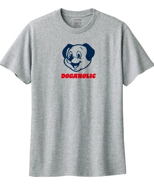 Moftique(モフティック)の「Moftique(モフティック) 半袖Tシャツ ロゴ ドッグイラスト 犬 アニマル プリント 5.6オンス トップス カットソー レディース(Tシャツ/カットソー・レディース・ブラック/ヘザーグレー/イエロー/ホワイト・L/M)」の4枚目の写真