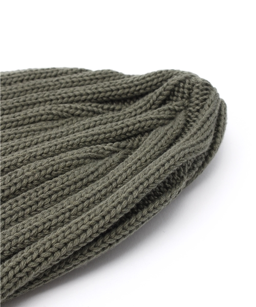 HYSTERIC GLAMOUR(ヒステリックグラマー)の「LOW GAUGE RIB KNIT ワッチキャップ(ニットキャップ/ビーニー・レディース・ベージュ/インディゴブルー/レッド/カーキ/ネイビー/チャコールグレー/ブラック・FREE)」の10枚目の写真