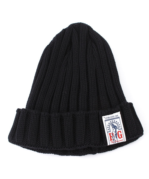 HYSTERIC GLAMOUR(ヒステリックグラマー)の「LOW GAUGE RIB KNIT ワッチキャップ(ニットキャップ/ビーニー・レディース・ベージュ/インディゴブルー/レッド/カーキ/ネイビー/チャコールグレー/ブラック・FREE)」の14枚目の写真