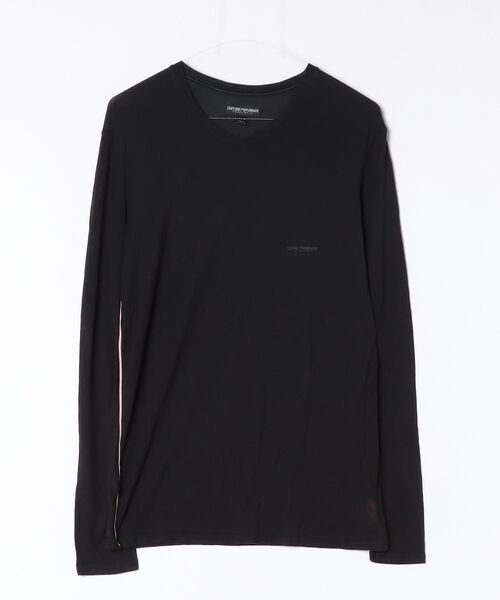 【SALE】EMPORIO ARMANI 長袖カットソー ネイビー L ブランド古着】長袖Tシャツ（Tシャツ/カットソー）｜EMPORIO ARMANI