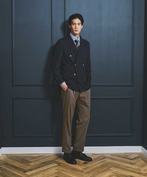 GLOBAL WORK（グローバルワーク）の「ダブルブレストブレザー/Salon de GW/681252（その他アウター・メンズ・ネイビー・SMALL/MEDIUM/X-LARGE/LARGE）」の2枚目の写真