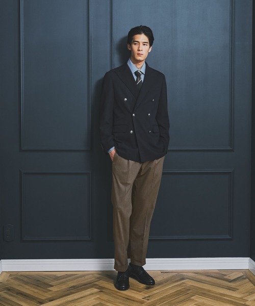 GLOBAL WORK（グローバルワーク）の「ダブルブレストブレザー/Salon de GW/681252（その他アウター・メンズ・ネイビー・SMALL/MEDIUM/X-LARGE/LARGE）」の3枚目の写真