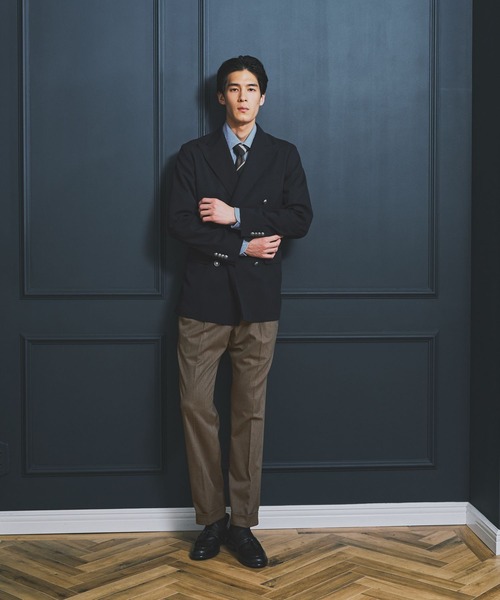 GLOBAL WORK（グローバルワーク）の「ダブルブレストブレザー/Salon de GW/681252（その他アウター・メンズ・ネイビー・SMALL/MEDIUM/X-LARGE/LARGE）」の4枚目の写真