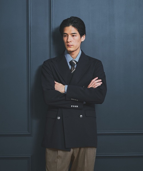 GLOBAL WORK（グローバルワーク）の「ダブルブレストブレザー/Salon de GW/681252（その他アウター・メンズ・ネイビー・SMALL/MEDIUM/X-LARGE/LARGE）」の6枚目の写真