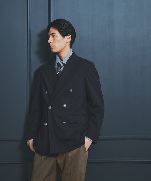 GLOBAL WORK（グローバルワーク）の「ダブルブレストブレザー/Salon de GW/681252（その他アウター・メンズ・ネイビー・SMALL/MEDIUM/X-LARGE/LARGE）」の8枚目の写真