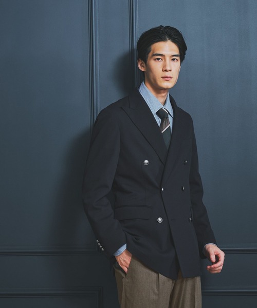 GLOBAL WORK（グローバルワーク）の「ダブルブレストブレザー/Salon de GW/681252（その他アウター・メンズ・ネイビー・SMALL/MEDIUM/X-LARGE/LARGE）」の11枚目の写真