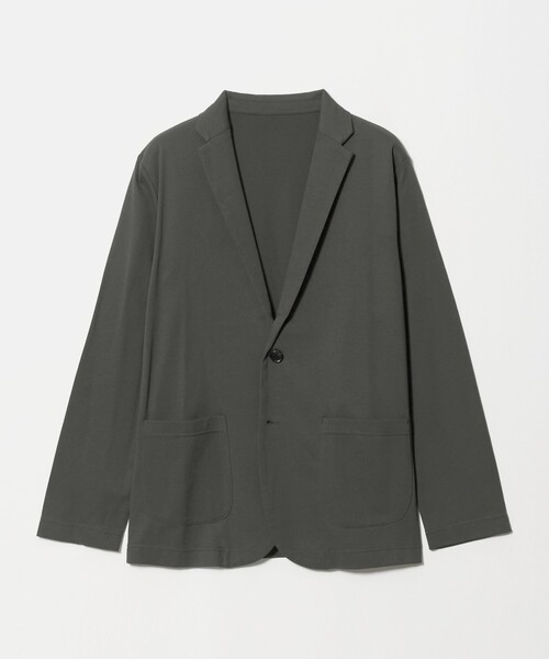 A DAY IN THE LIFE UNITED ARROWS(アデイインザライフユナイテッドアローズ)の「シルケット ジャガード ポンチ カーディガンジャケット<A DAY IN THE LIFE>(カーディガン/ボレロ・メンズ・ネイビー/ダークグレー・M/L/S)」の1枚目の写真