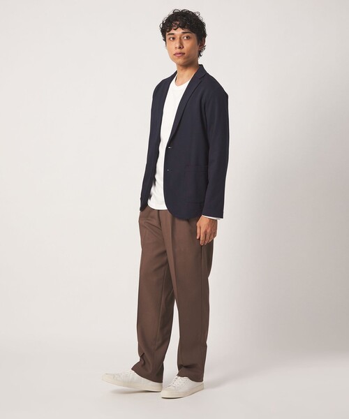 A DAY IN THE LIFE UNITED ARROWS(アデイインザライフユナイテッドアローズ)の「シルケット ジャガード ポンチ カーディガンジャケット<A DAY IN THE LIFE>(カーディガン/ボレロ・メンズ・ネイビー/ダークグレー・M/L/S)」の22枚目の写真