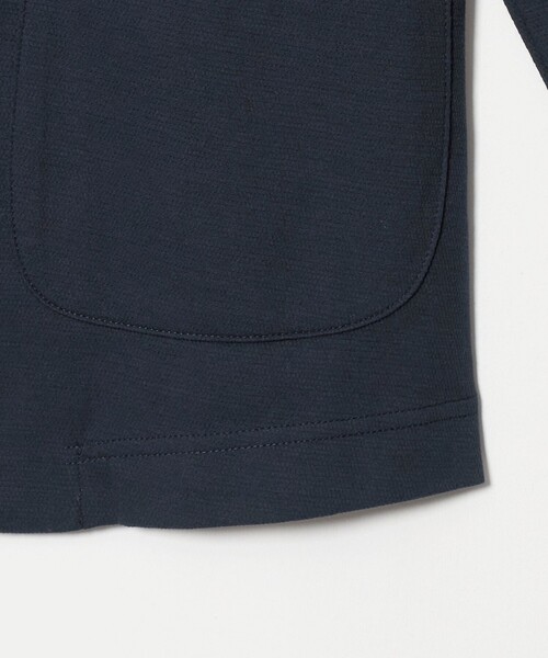 A DAY IN THE LIFE UNITED ARROWS(アデイインザライフユナイテッドアローズ)の「シルケット ジャガード ポンチ カーディガンジャケット<A DAY IN THE LIFE>(カーディガン/ボレロ・メンズ・ネイビー/ダークグレー・M/L/S)」の11枚目の写真