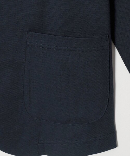 A DAY IN THE LIFE UNITED ARROWS(アデイインザライフユナイテッドアローズ)の「シルケット ジャガード ポンチ カーディガンジャケット<A DAY IN THE LIFE>(カーディガン/ボレロ・メンズ・ネイビー/ダークグレー・M/L/S)」の12枚目の写真