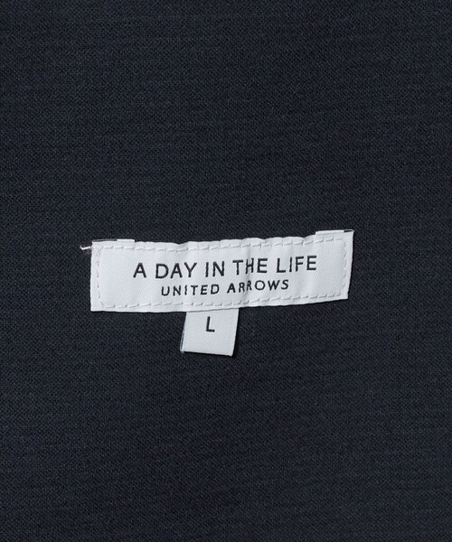 A DAY IN THE LIFE UNITED ARROWS(アデイインザライフユナイテッドアローズ)の「シルケット ジャガード ポンチ カーディガンジャケット<A DAY IN THE LIFE>(カーディガン/ボレロ・メンズ・ネイビー/ダークグレー・M/L/S)」の19枚目の写真