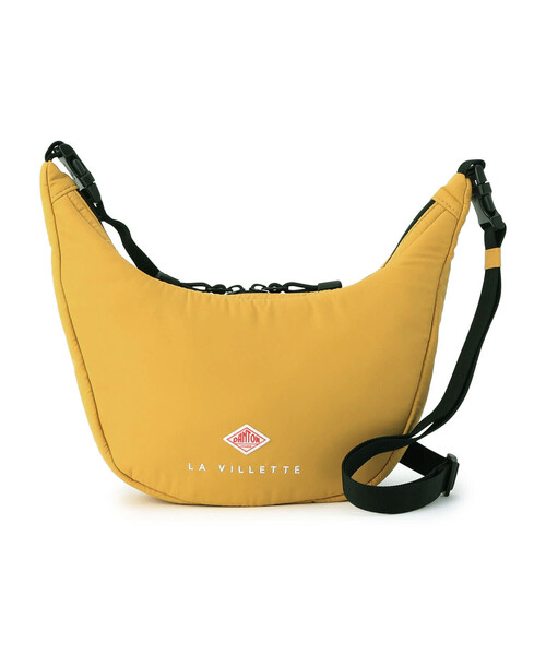DANTON（ダントン）の「LA VILLETTE - Polyester Taffeta Hand & Shoulder Bag（ショルダーバッグ・レディース・マスタード/グレー/ライトグリーン/アイボリー/ブラック・-）」の5枚目の写真