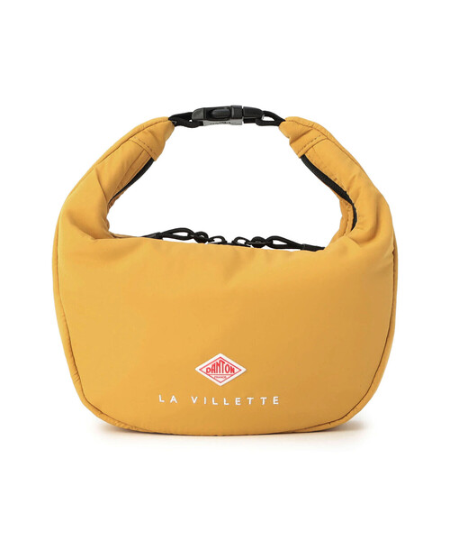 DANTON（ダントン）の「LA VILLETTE - Polyester Taffeta Hand & Shoulder Bag（ショルダーバッグ・レディース・マスタード/グレー/ライトグリーン/アイボリー/ブラック・-）」の8枚目の写真