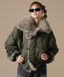 DANKE SCHON（ダンケシェーン）の「DankeSchon/ダンケシェーン/REVERSIBLE FUR COLLAR N2B（ミリタリージャケット）」