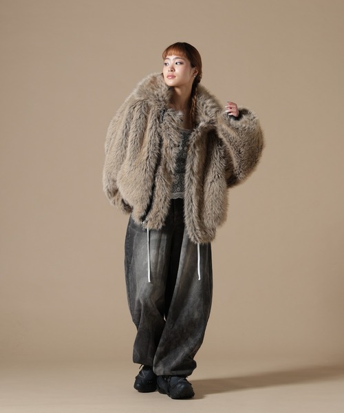 DANKE SCHON(ダンケシェーン)の「DankeSchon/ダンケシェーン/REVERSIBLE FUR COLLAR N2B(ミリタリージャケット・メンズ・ブラック/カーキ・M/L)」の13枚目の写真