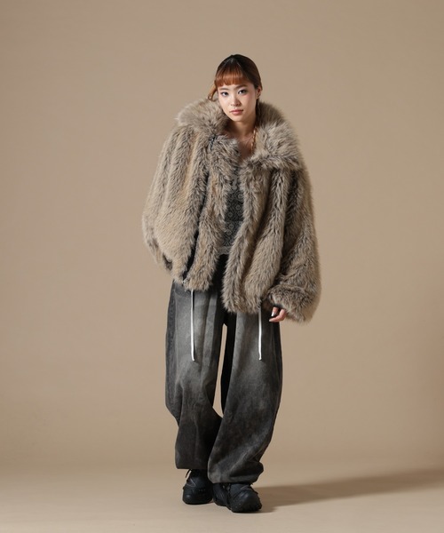 DANKE SCHON(ダンケシェーン)の「DankeSchon/ダンケシェーン/REVERSIBLE FUR COLLAR N2B(ミリタリージャケット・メンズ・ブラック/カーキ・M/L)」の14枚目の写真