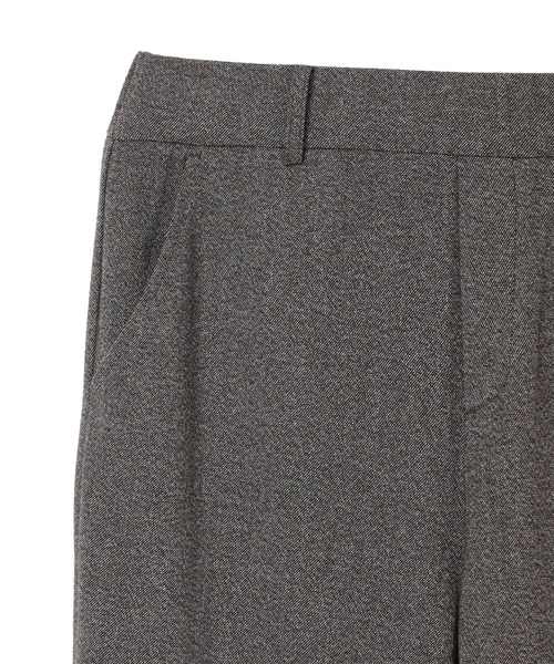 DECOY SINCE 1981(デコイシンスイチキュウハチイチ)の「裏起毛ストレッチストレートパンツ67㎝丈【後ろウエストゴム】(その他パンツ・レディース・ブラウン/ネイビー/ライトベージュ/チャコールグレー・67/70/64)」の20枚目の写真