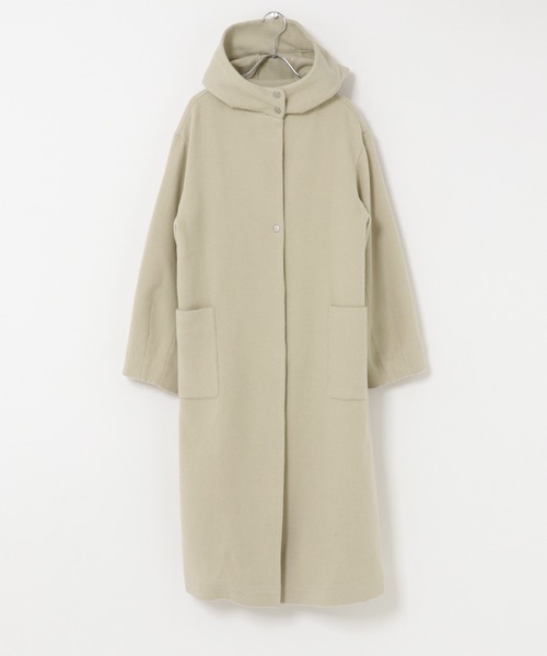 URBAN RESEARCH ROSSO WOMEN(アーバンリサーチ ロッソ)の「アンチピリングスタンドフードコート(その他アウター・レディース・チェック/ネイビー/イエロー系その他・FREE)」の8枚目の写真