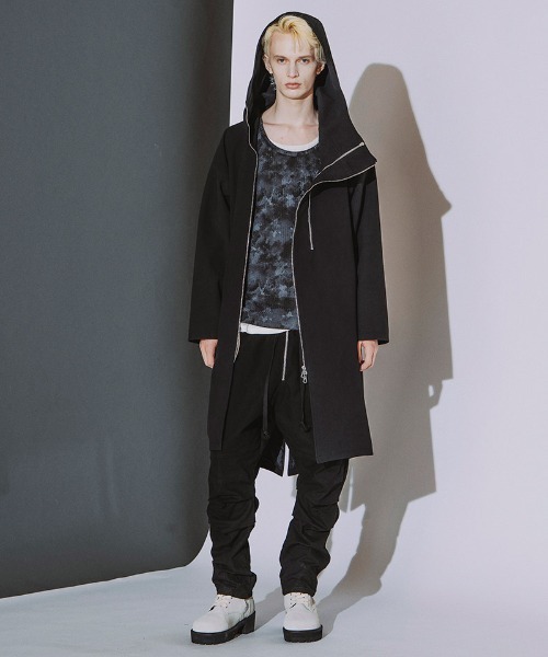 NO ID.(ノーアイディ)の「mlt5866- ZIPスリーブU-N-PO カットソー(859006-584T)(Tシャツ/カットソー・メンズ・ホワイト/ブラック・2/1)」の11枚目の写真