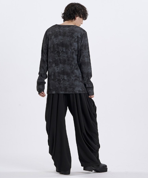 NO ID.(ノーアイディ)の「mlt5866- ZIPスリーブU-N-PO カットソー(859006-584T)(Tシャツ/カットソー・メンズ・ホワイト/ブラック・2/1)」の17枚目の写真